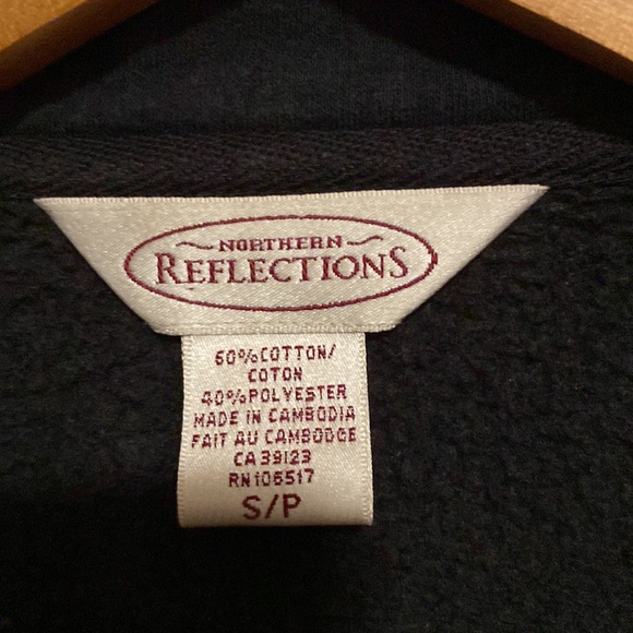 Vintage Northern Reflections Military Style Jacket Black - Picture 7 of 8